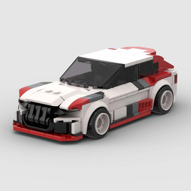 MOC Speed RS6 GT City Racing Car Sports Building Blocks Bricks Creative Garage Supercar Racers Vehicles Kits Toys Gift