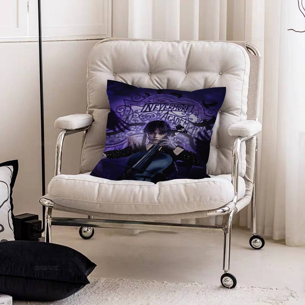 Movie W-Wednesday Cushion Cover Decorative Pillow Sofa Home Decor Case Pillow Cases