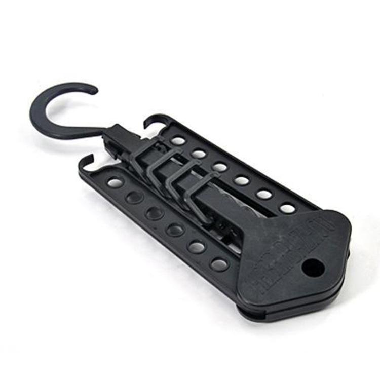 Color Multi-functional Retractable Folding Hanger Dry and Wet Travel Space Magic Hanger Portable Clothes Support