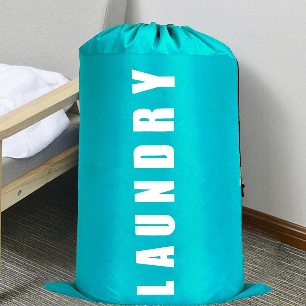 1 Pezzo - Sacchetto per Bucato in Nylon a Forma di Sorriso, Lavami, Borsa da Viaggio per Organizzazione, Lavabile in Lavatrice, Organizer per Vestiti Sporchi, Sacchetto con Coulisse per Lavare