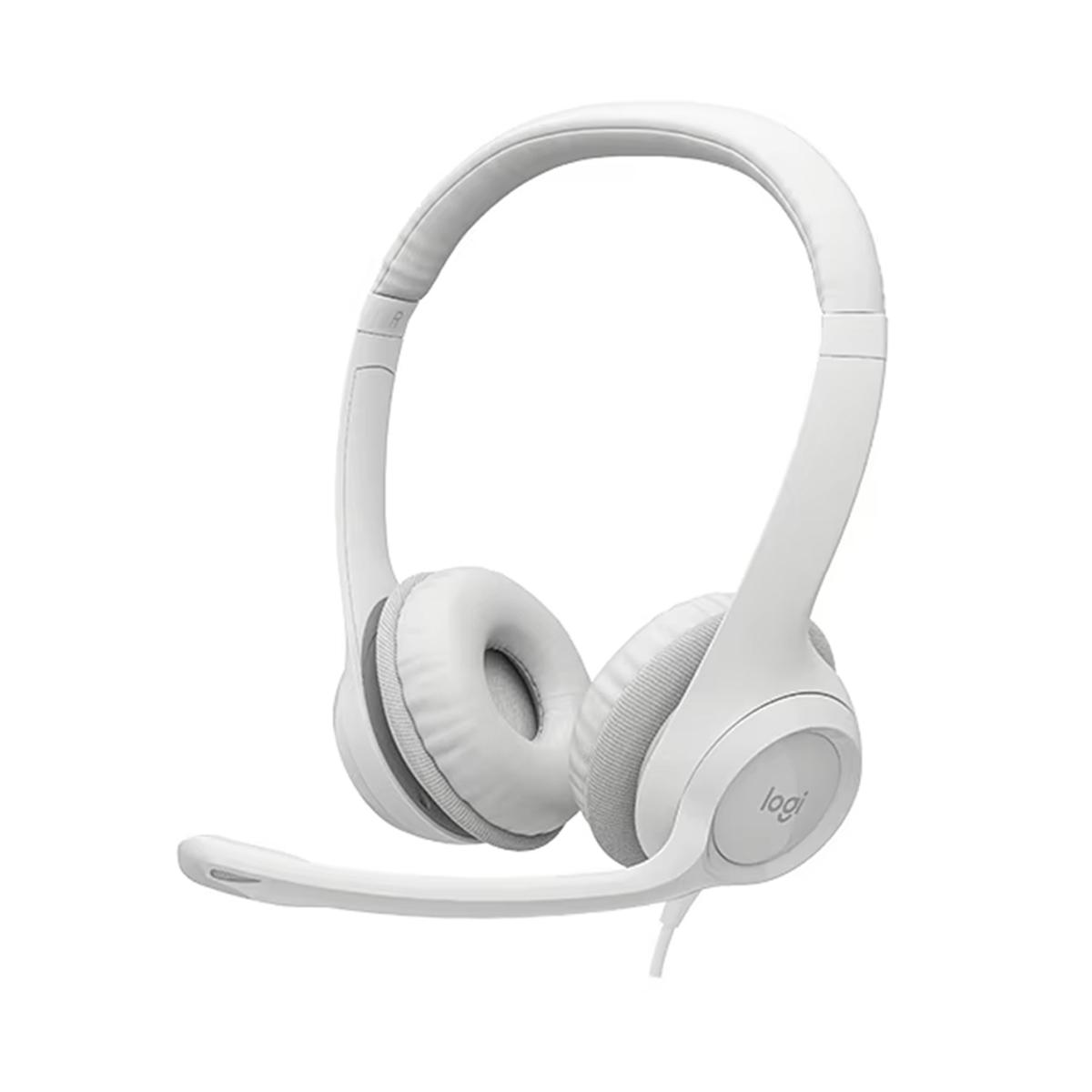 

Logitech H390 enterprise grade wired earphones, earphones, USB earphones, head mounted stereo noise cancelling office