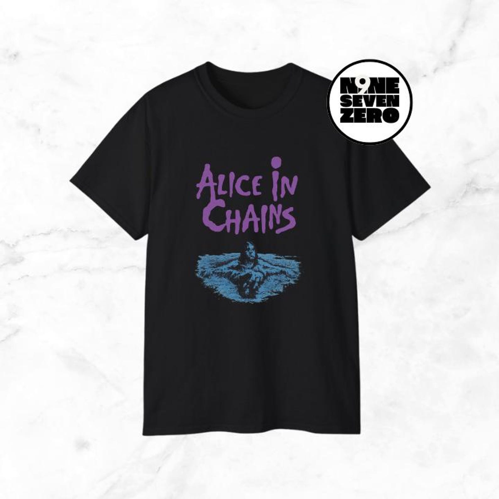 Alice in Chains Dirt Smoke Black Gildan 5000 T-Shirt: 100% US Cotton 3XL