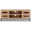 TV Cabinet 110 X 30 X 40 Cm Solid Acacia Wood