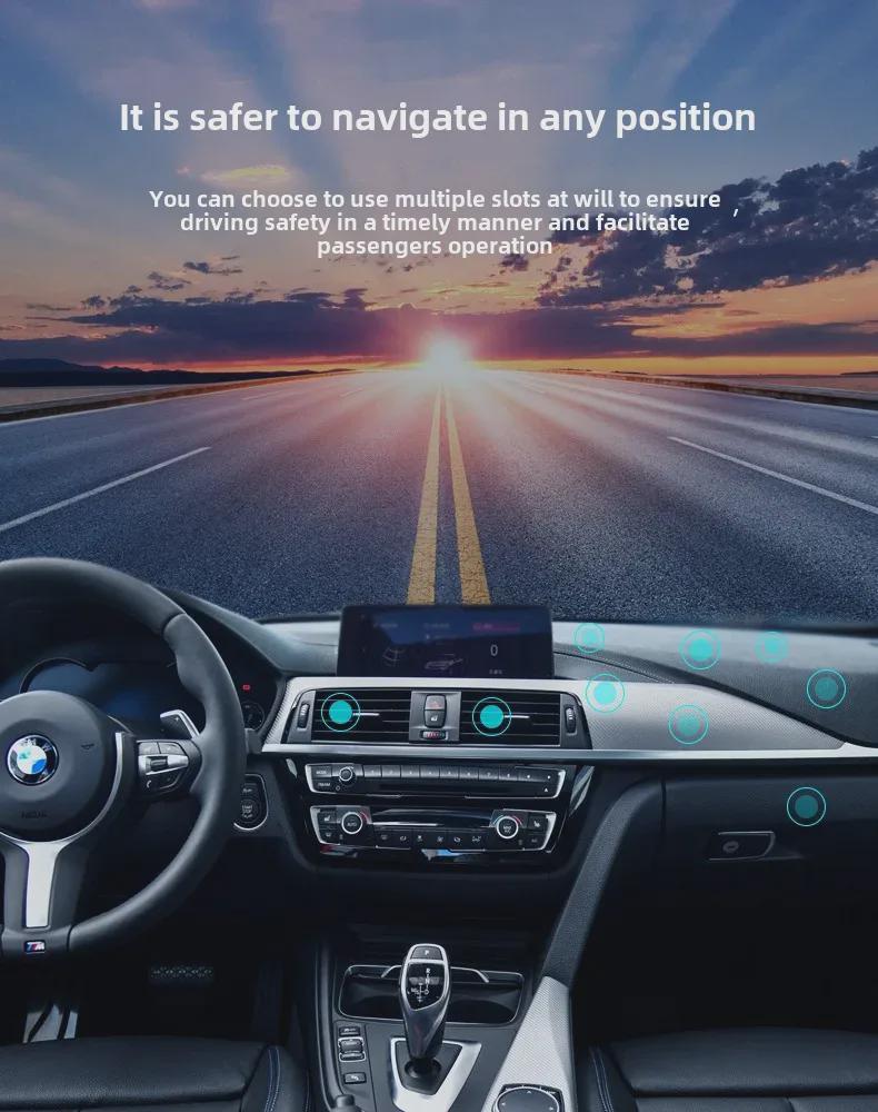 FJF 15W Magnetisk Trådlös Billaddare för iPhone 13