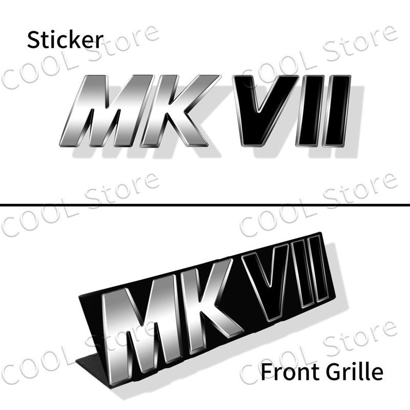 3D Metal MKIV MKV MKVI Logo Car Fender Emblem Rear Tail Trunk Badge Sticker For Volkswagen Golf MK4 MK5 MK6 MK7 Jett Passat