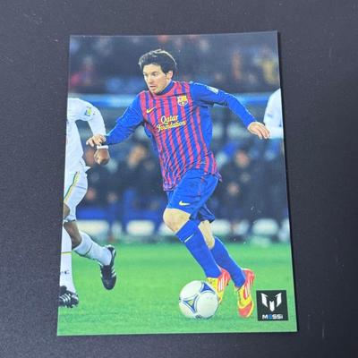 Used Messi Soccer Card Barcelona Icons Official Messi Card LIONEL MESSI