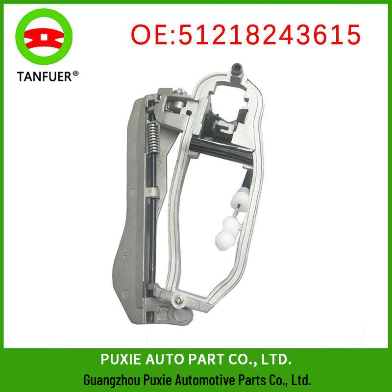 

BMW X5 E53 Передняя левая ручка двери Основание Крышка Замок - Гарантия качества (51218243615) No серебряный