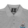Newcastle United FC Mens Woven Patch Polo Shirt
