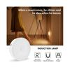 White  3pcs Motion Sensor LED Night Light USB Rechargeable Night Lamp for Kitchen Cabinet Wardrobe Lamp Staircase Wireless Closet Light