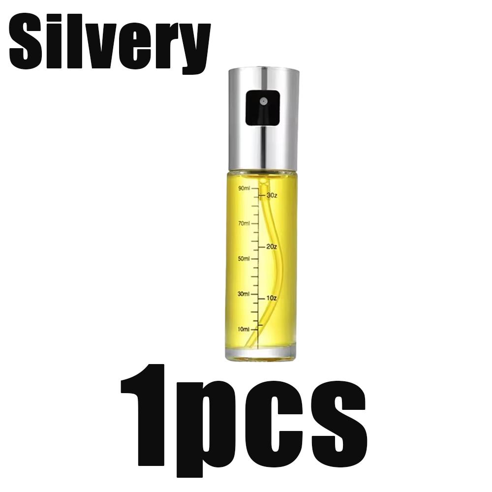 1/2pcs Glass Oil Sprayer Condiment Bottle Vinegar Bottle Leak-Proof For Barbecue And Air Fryer Seasoning Condiment Spray Bottle