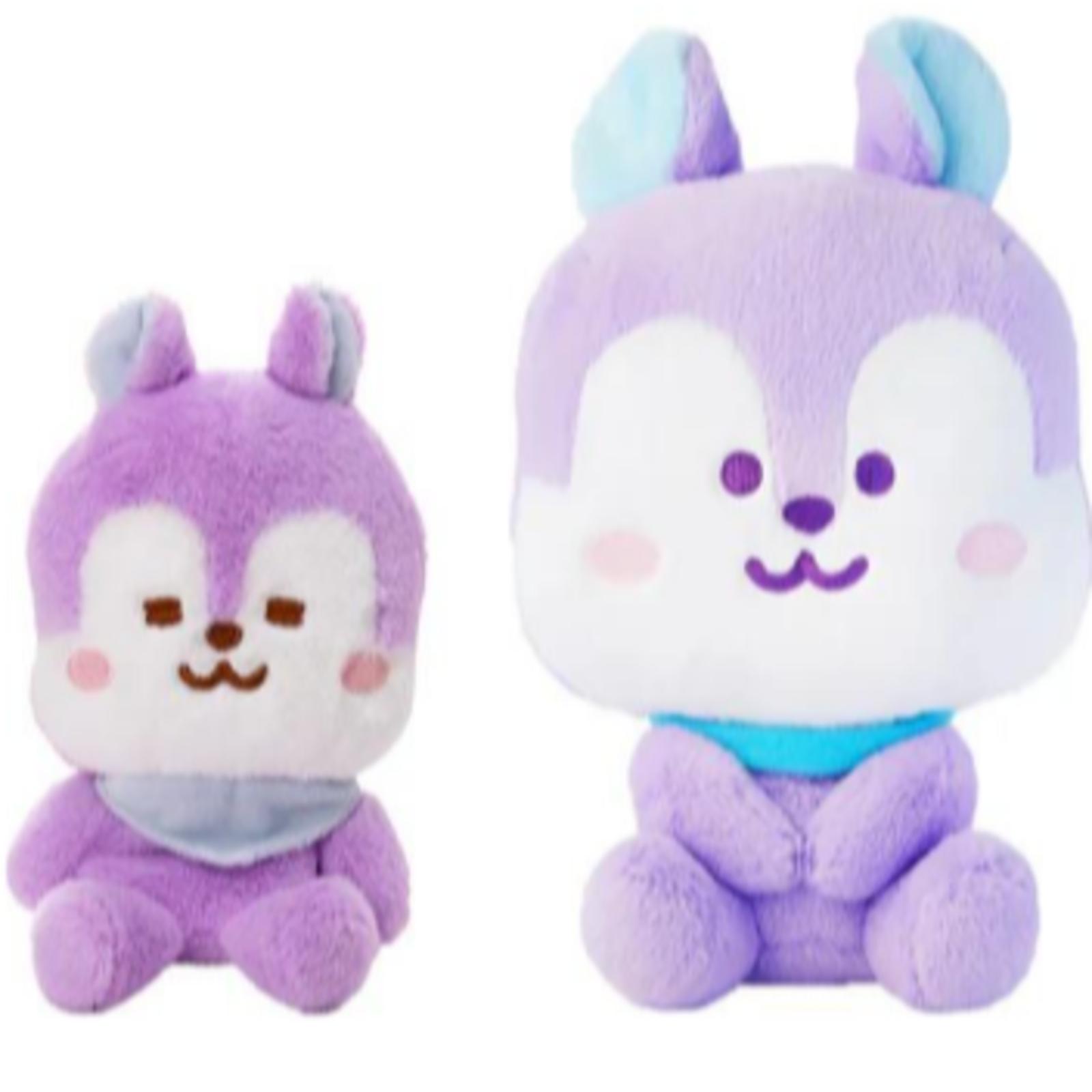 BT21MANG Мягкая плюшевая игрушка + Набор сидячих плюшевых игрушек Ограниченный выпуск для Японии Официальный LINE FRIENDS фиолетовый