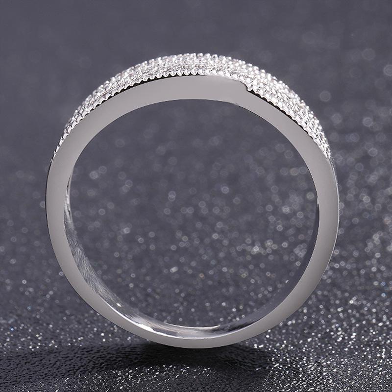 Fashion Ring Crystal from Austrian Party Luxury Luxury Bridal Jewelry 925 Sterling Silver Wedding Engagement Ring