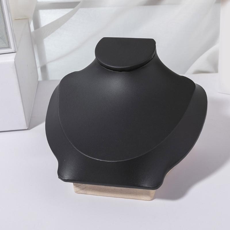 Elegant Necklace Display Stand Necklace Holder Jewelry Model Stand Wood Material Perfect for Boutiques and Exhibitions