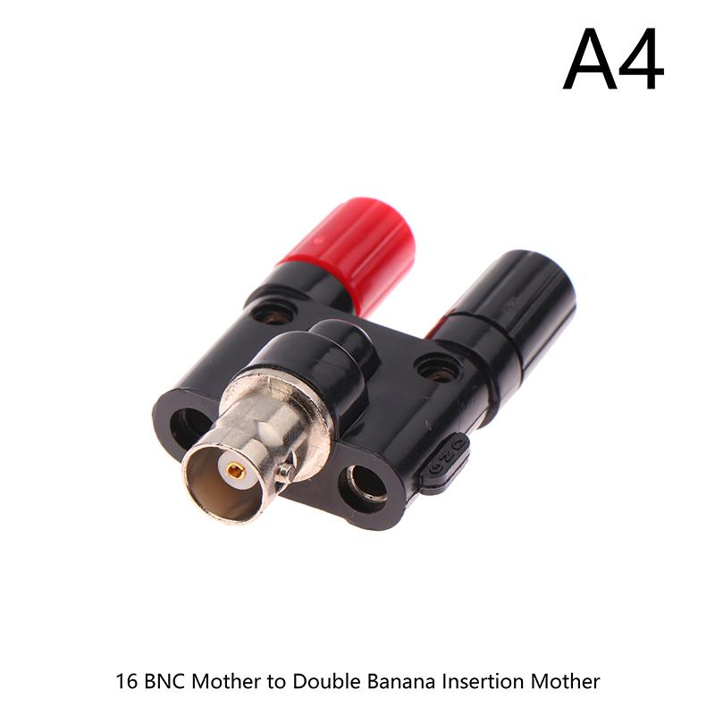 1Pc Adapter Bnc To Banana Male Plug & Female Jack Banana Female Jack Socket Binding Post Rf Coax Coaxial Splitter Converter