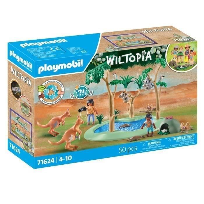PLAYMOBIL 71624 Explorateurs Avec Animaux Australiens, Wiltopia, 50 Pièces, Dès 4 Ans