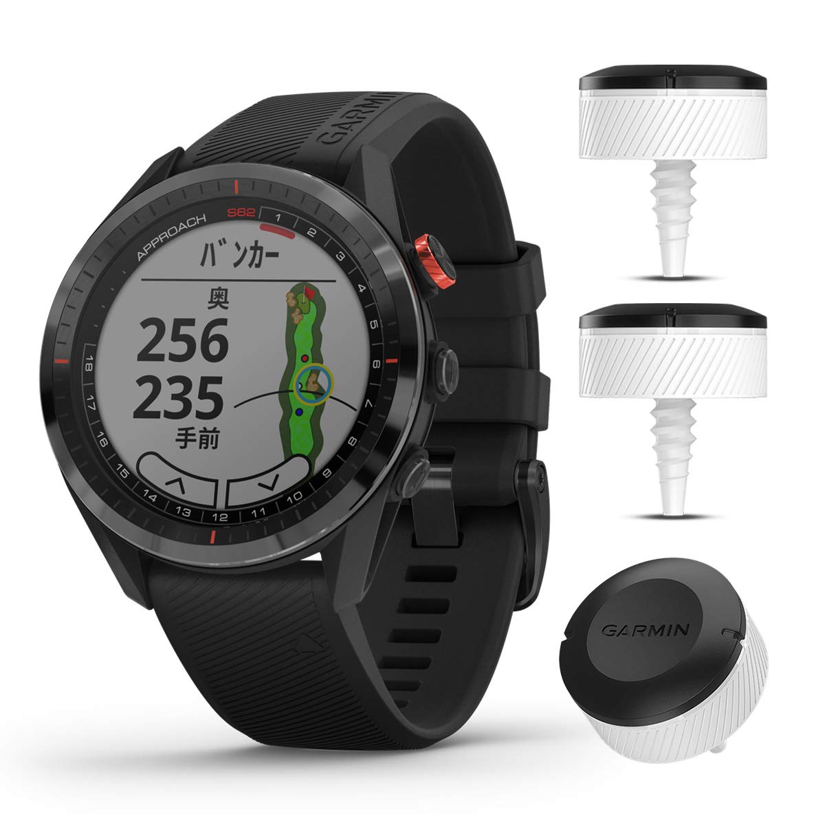 

GARMIN Golf Navigation GPS Approach S62 CT10 Set Black [оригинальный японский продукт] 010-02200-22