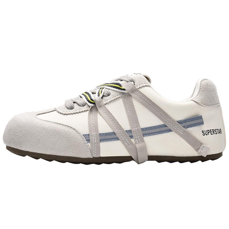 

Новое жаркое лето новая ретро мода мягкая подошва универсальная спортивная и повседневная обувь 3762 40 белый