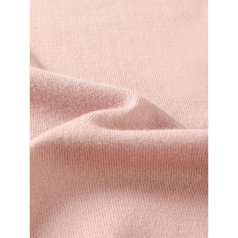 YOUNGOR Men's Seamless Wool Blend Round Neck Sweater