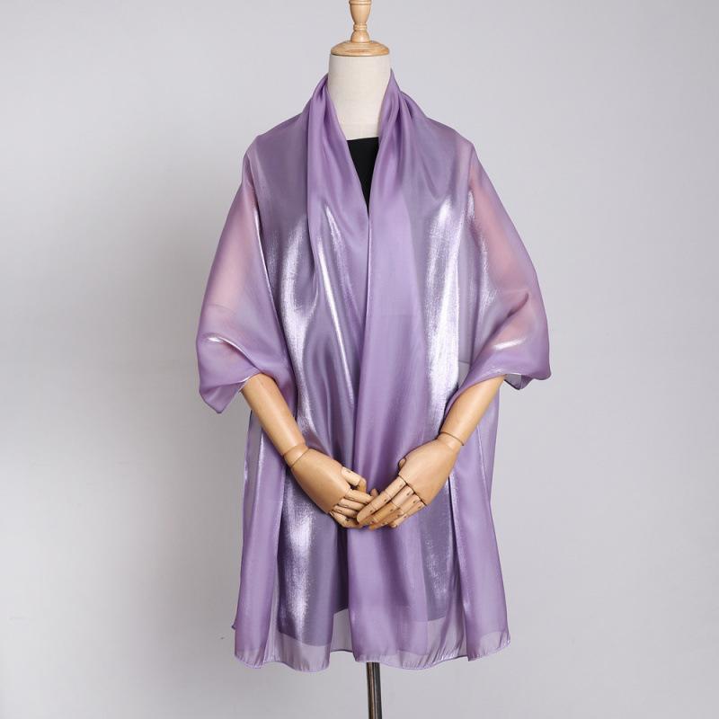 Skjerf Dameorganer Skjerf Glitter Skjerf Lang High-end Følelse Sørøst-Asia Malaysia Dame Svart Børste Hodeskjerf