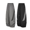 Magic Bear 2026 American Retro Striped Sweatpants Loose Wide Leg Athletic Pants Teens
