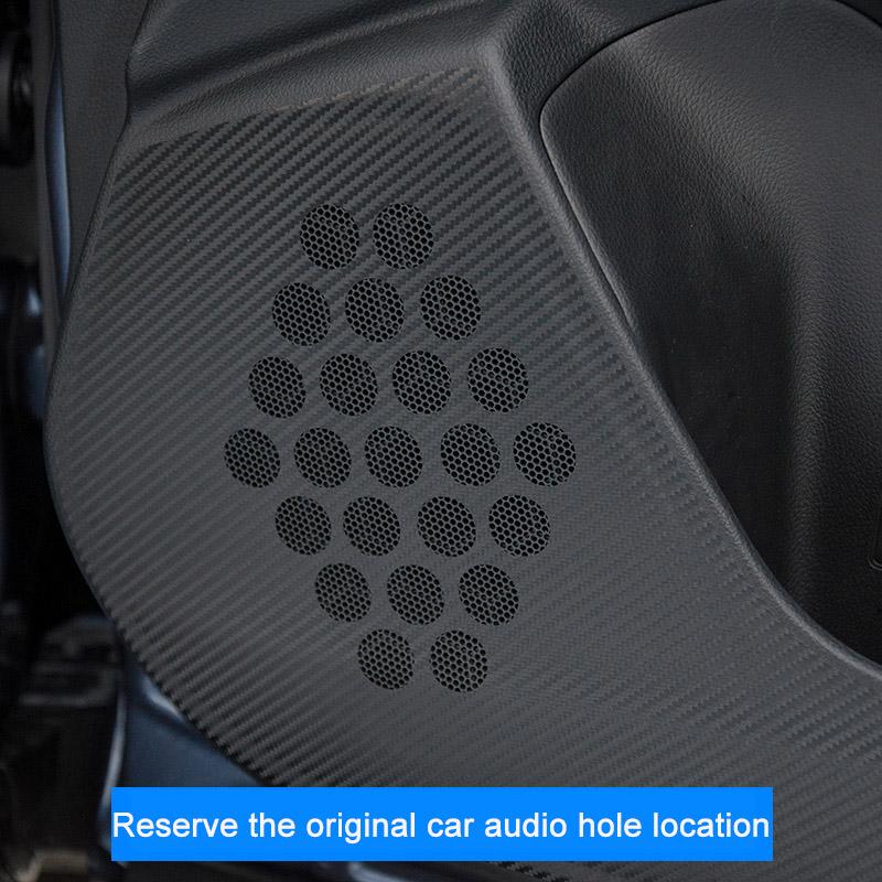 QHCP Carbon Fiber Boční ochranné fólie na dveřích auta proti kopnutí pro Subaru Forester Legacy Outback XV 2013- 4ks