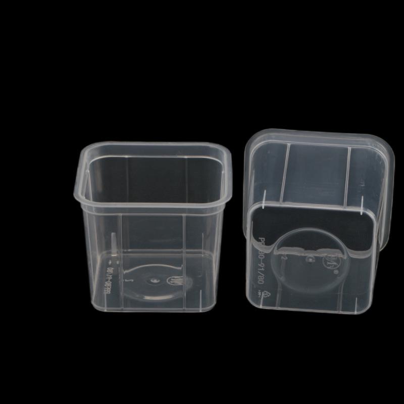 Transparent Square Orchid Hydroponic Pot with Observation Basket