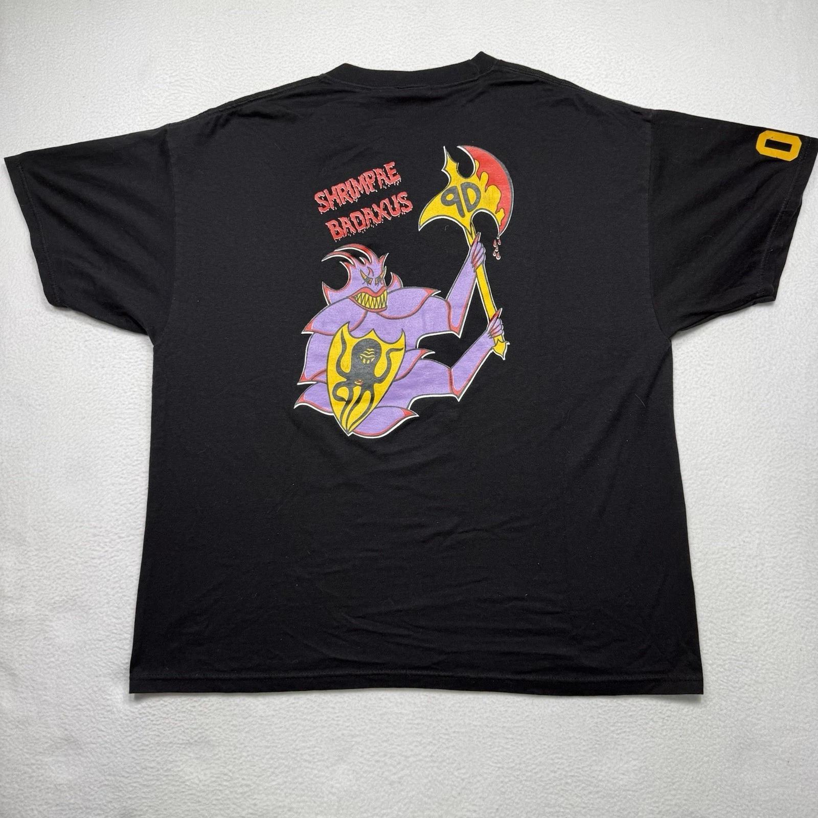 

Vintage Shrimpae Badaxus Hanes Heavyweight Shirt Size XL XL