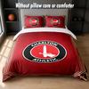 Charlton Athletic FC Design Bed Bedding Set 1 Duvet Cover + 2 Pillowcases Soft Breathable Household Bed Linens