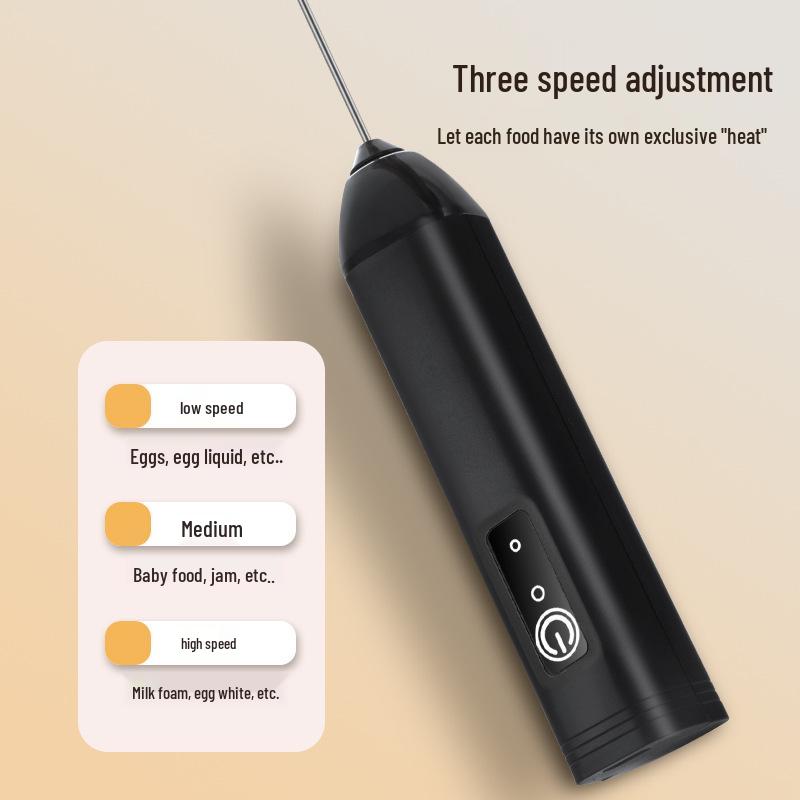 Handheld Electric Milk Frother and Coffee Foam Whisk