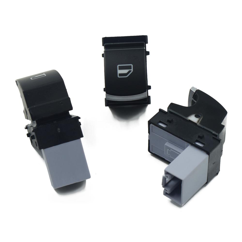 Chrome Electric Power Window Rear Side Mirror Headlight Fog Control Switch For Vw Jetta Golf 5 6 Golf Gti Tiguan Passat B6 Cc