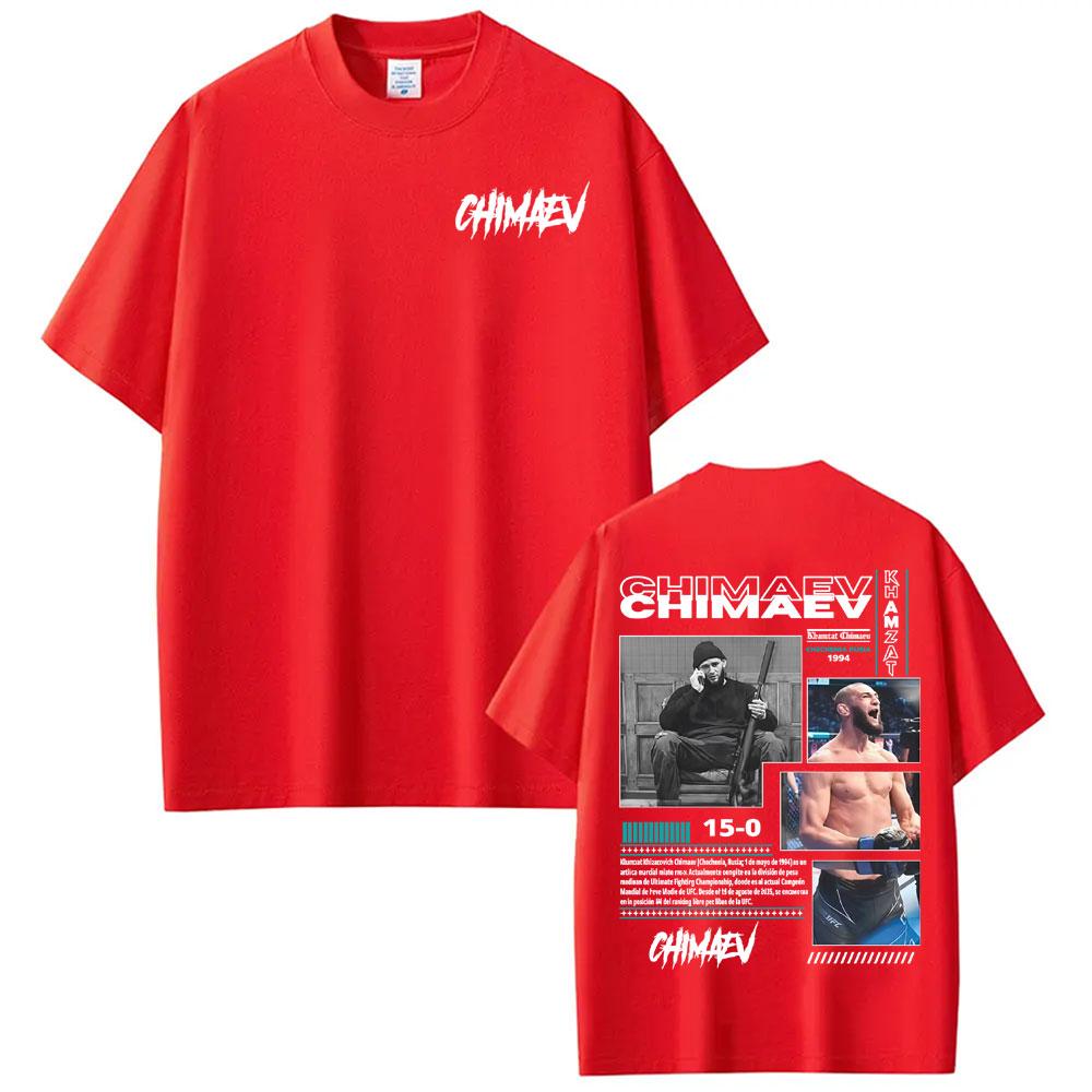 

Khamzat Chimaev Graphic Cover T Shirt Unisex Women Fashion Vintage Short Sleeve T-shirts Cotton Casual Oversized T-shirt Streetwear S