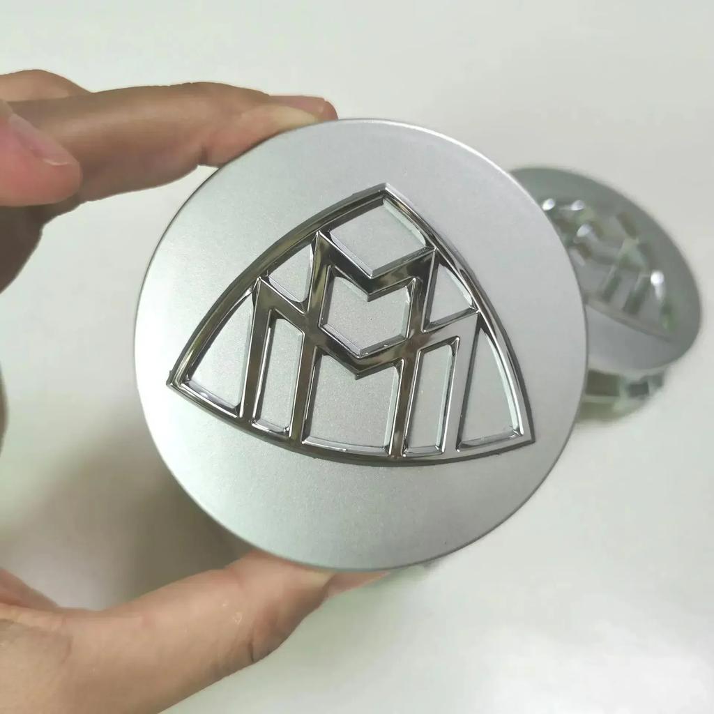 4pcs 75mm Maybach logo Car Emblem Wheel Center Hub Cap auto Rim refit dust-proof Badge Covers S480 S500 GLS Sticker Accessories1