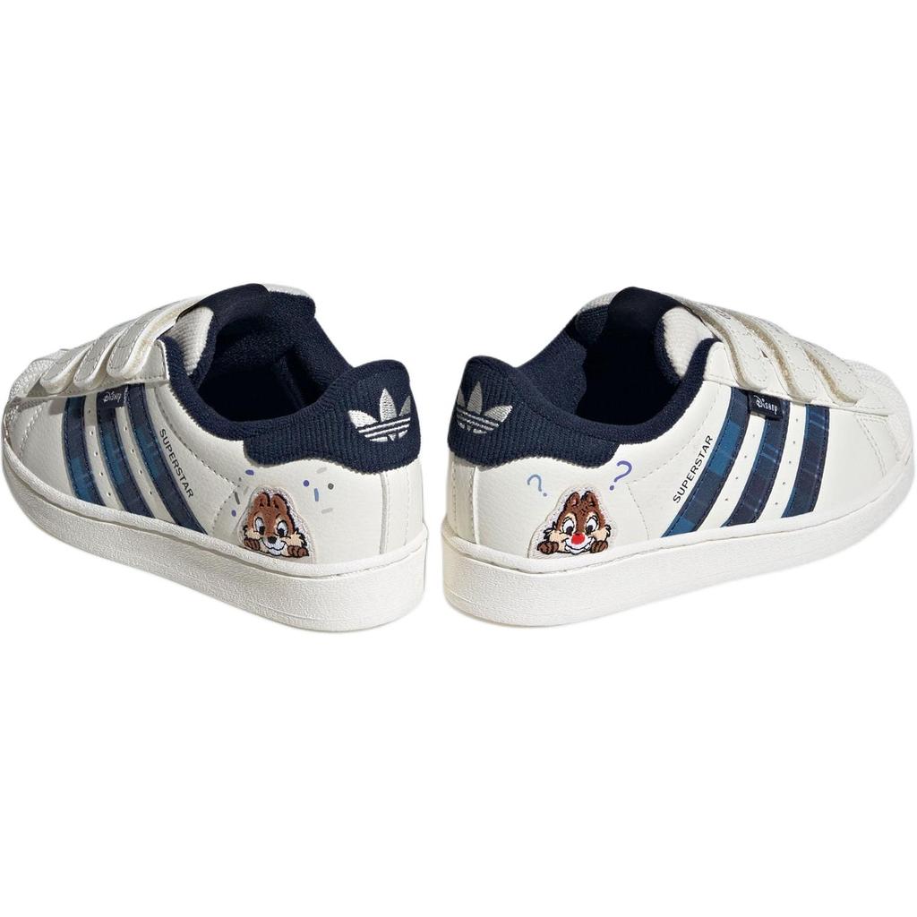 Adidas Disney X  Originals Superstar Fashion Versatile Low-Top Kids Sneakers Kids Sneakers White Gray IH3500
