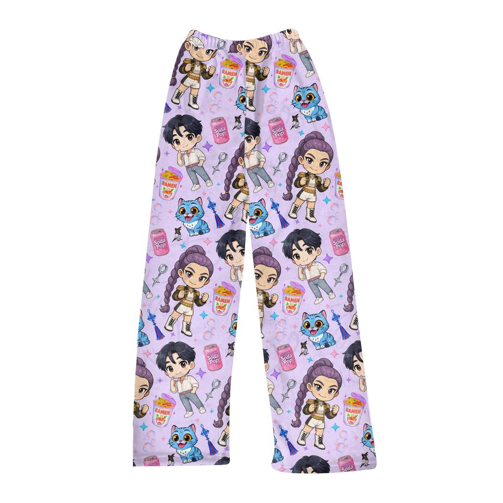 Children's Winter Pants Full Length Long Christmas Printed Pants