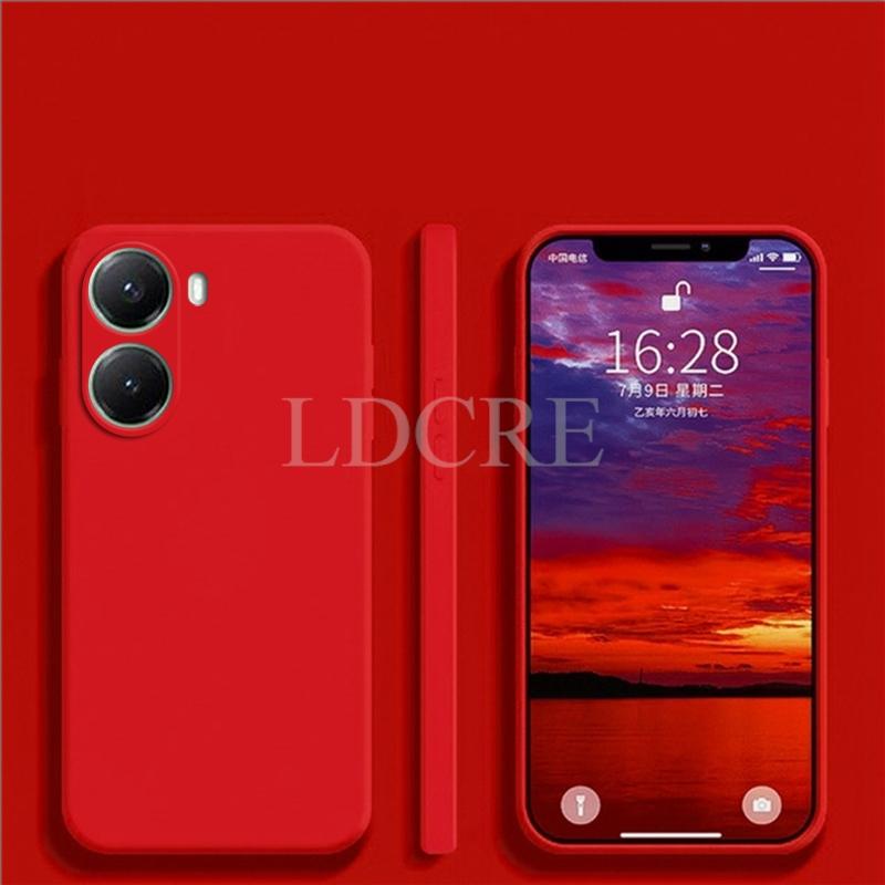 

Для Xiaomi POCO X7 Pro Чехол Жидкий Силиконовый Защитный Чехол POCO X7 Pro Чехол TPU Простой Резиновый Чехол Для Телефона POCO X7 Pro Чехол For POCO X7 Pro красный