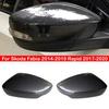 For Skoda Fabia 2014- Rapid 2017- Replacement Car Rearview Side Mirror Cover Wing Cap Exterior Door Rear View Case Trim