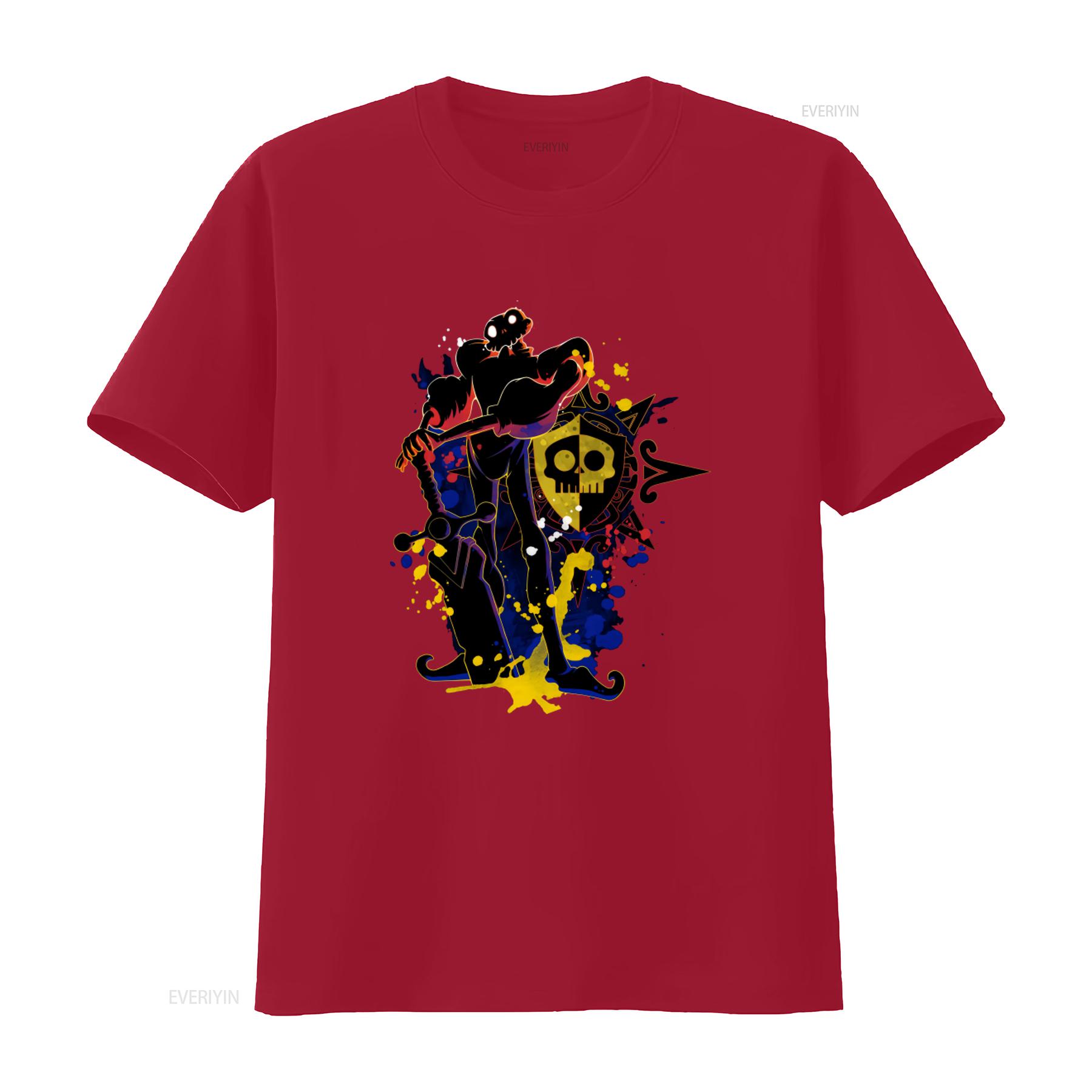 

Medievil Sir Daniel Fortesque Retro Videogame Gaming T Shirt with Skull Shield Print vintage Washed designer clothes S