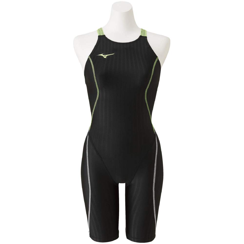 

MIZUNO Junior Stream Ace Race Open Back Half Suit Green 130 FINA Swimming Approved (Girls) (N2MG0424) Color Size (International Federation)