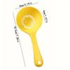 1PC Yellow Half-Circle Rice Scoop, Nonstick Rice Paddle for Sushi Mold & Onigiri, Multipurpose Kitchen Spoon for Home Cooking