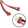 T Plug Lipo RC Battery Pack Parallel Adapter Connector 1 Female To 2 Male 14AWG Cable