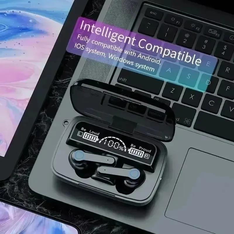 Xiaomi New Earbuds TWS Earphone M19 Intelligente Touch Control Wireless Bluetooth-compatible Headphones Waterproof LED Display With Mic