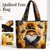 Polyester Christmas Print Bag for Holiday Shopping and Everyday Use