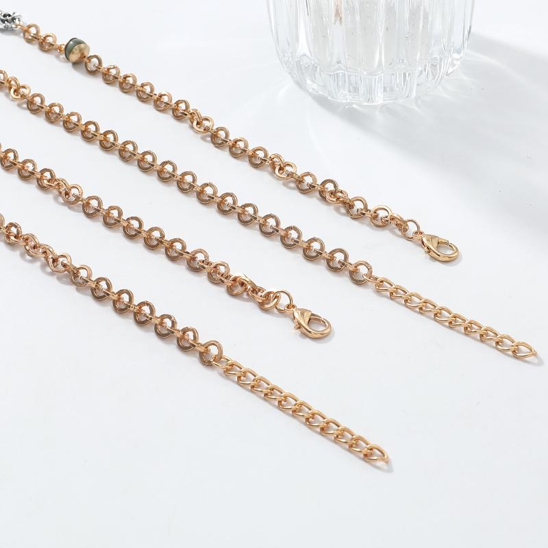 2Pcs/Set Vintage Bohemian Long Tassel Multilayers Necklace For Women Flower Pendant Necklace Ethnic Jewelry Accessories Gifts
