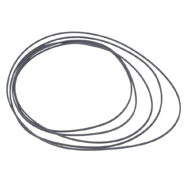 Cassette Drive Belt Rubber Replacement 150-209mm Folded Size 1.2mm for Vintaged Recorder Players and Turntables