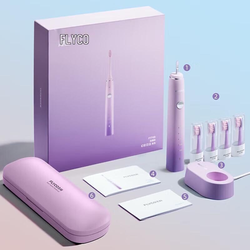 FLYCO FT7105 Adult Sonic Electric Toothbrush