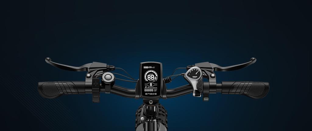 ENGWE EP-2 BOOST Electric Bike - 250W Motor, 120km Range, 20" Fat Tire E-Bike with Shimano 7-Speed