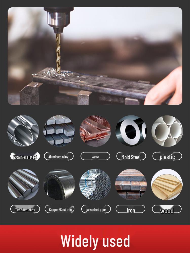 High-Strength German Stainless Steel Cobalt Drill Bit Set