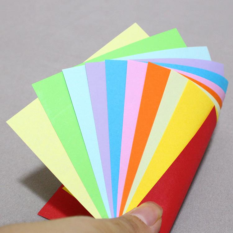 Origami Colored Paper Set – 100 Sheets, 17x17cm, A4, for Preschool Crafts