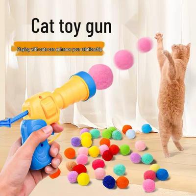 Jouet interactif en peluche pour chat: Silencieux, Haute Élasticité, Résistant aux Morsures Anti-Ennui.