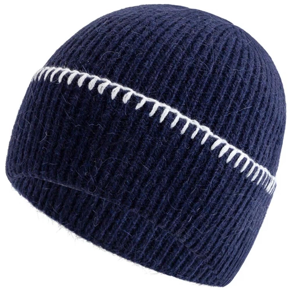 Hot Sale Unisex Beanie Hats Winter Warm Hats Beanies For Man Women Solid Color Couple Knitted Hats